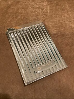 Silver Notepad with Chase Logo